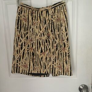 Morano skirt, fully lined. Back hook, zipper and back slit as shown